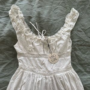 Vrg grl French silhouette midi dress. Australian Size 10. US size 6. Brand new